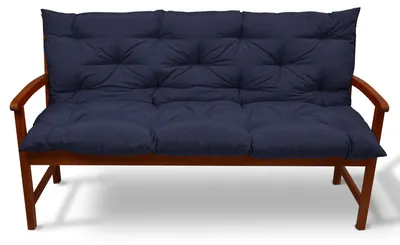 Produktbild von Beautissu Flair BR Bankauflage Dunkelblau, 100x50x50cm