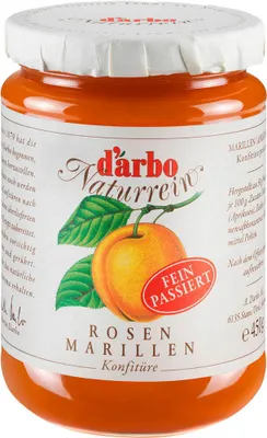 Zdjęcie produktu dla d’arbo 598378002 d’arbo Rosenmarillen Konfitüre, 450,0 g