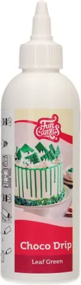 Produktbild von FunCakes Choco Drip Blatt Grün / Leaf Green 180g