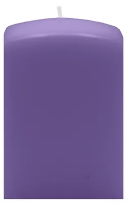 Produktbild von Quader Kerzen Veilchen Lila 12 x Ø 7/7 cm, 8 Stück
