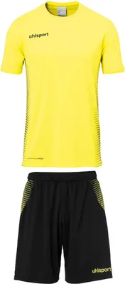 Produktbild von Uhlsport Score Sport-Outfit Kurzarm Herren - Neongelb / Schwarz