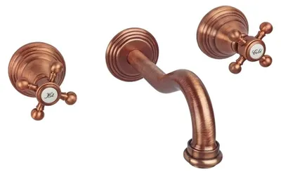Produktbild von Kronenbach IOTA 2.0 Dreiloch-Waschtisch-Wandarmatur 17,5 cm