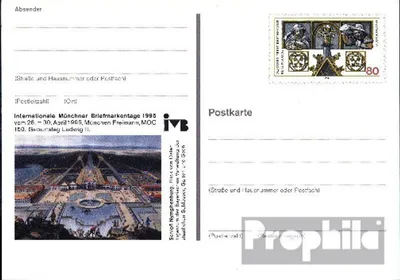 Produktbild von Belege Ganzsachen BRD (BR.Deutschland) 1995 PSo37 Amtliche Sonderpostkarte un Briefmarkentage