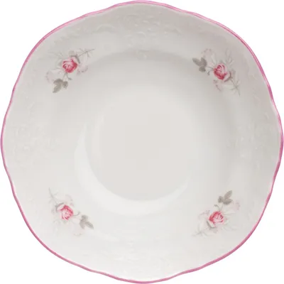 Produktbild von Thun 1794 Kompottschale, 13 cm, Tschechisches Porzellan, Bernadotte, rosa, rosa Streifen, Thun