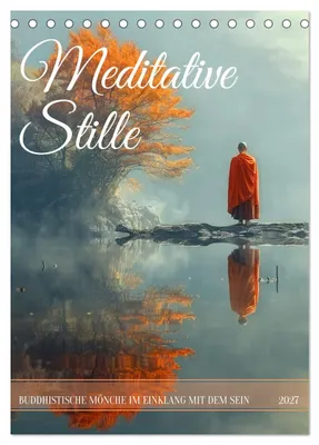 Produktbild von Meditative Stille (Tischkalender 2027 DIN A5 hoch), CALVENDO Monatskalender