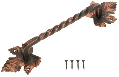 Produktbild von KOTARBAU® Vitage Türgriff 360 mm Messing Schmiedeeisen Türklinke Handgriff Torgriff Stahltürzug Haltegriff Griff Türbeschlag Torbeschlag Schiebetür Möbelgriff