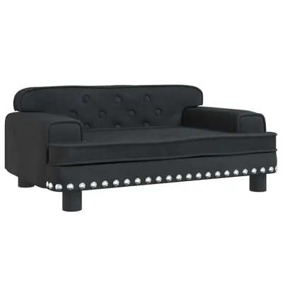 Obrázok produktu pre Pelech pre psa čierny 70x45x30 cm zamat