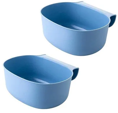 Produktbild von Zwei Küchenmüllbehälter, Baby-Organizer für Wickeltisch, Wickeltisch, Abfallbehälter, Abfallbehälter, Ladestation, grün (blau)