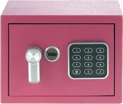 Immagine prodotto di Yale YSV/170/DB2/P Cassaforte a libero posizionamento 3,8 L Acciaio Rosa