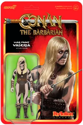 Produktbild von Conan Der Barbar ReAction Actionfigur Wave 02 Valeria (War Paint) 10 cm