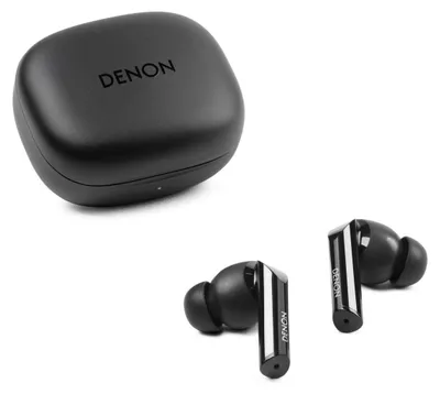 Produktbild von Denon AH-C840NCW True Wireless In-Ear-Kopfhörer, aktive Geräuschunterdrückung, wasserresistent, Schwarz