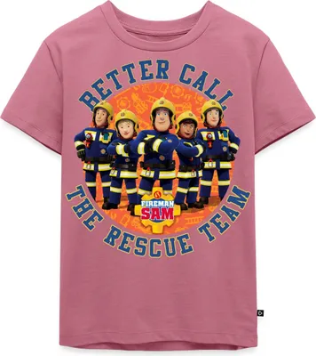 Produktbild von Spreadshirt Feuerwehrmann Sam™ Better Call The Rescue Team Kinder Premium T-Shirt, 134/140 (8 Jahre), Mauve