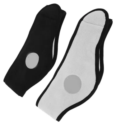 Image de Lot de 2 masques de sommeil réglables avec protège-oreilles, protège-oreilles antibruit pour femmes et hommes, doux et confortables, idéaux pour les voyages et le sommeil.