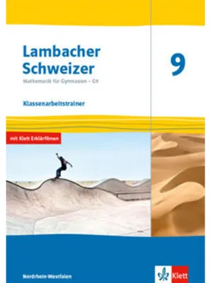 Immagine prodotto di Lambacher Schweizer Mathematik 9 - G9. Klassenarbeitstrainer. Ausgabe Nordrhein-Westfalen