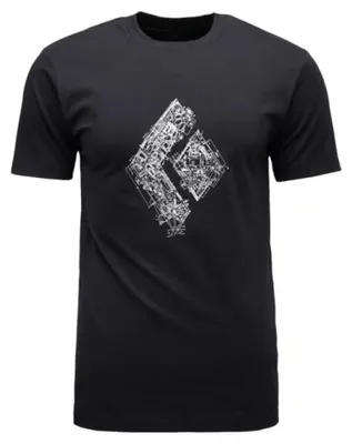 Produktbild von Black Diamond Engineered Diamond Kurzarm-t-shirt Schwarz M Mann Schwarz M