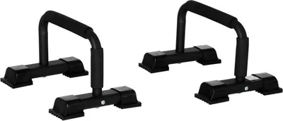 Zdjęcie produktu dla Zestaw 2 antypoślizgowych stalowych drążków do pompek do efektywnego treningu i fitnessu, 36,00 cm