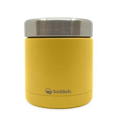 Obrázok produktu pre Smikkels - Termoska na obed Kinder gelb - Edelstahl Food Jar 350ml