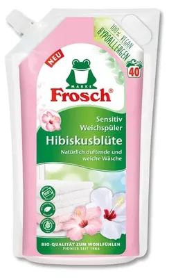 Produktbild von FROSCH Weichspüler Hibiskus 1l