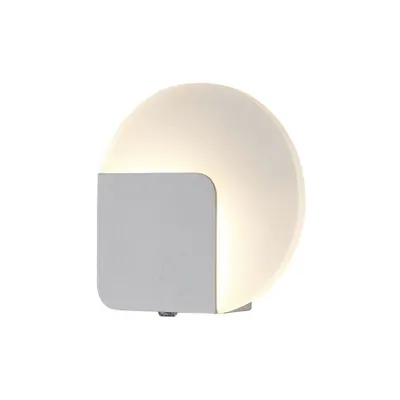 Image de Applique murale LED LORELEI blanche 3,6 W, blanc chaud, 252 lm, acrylique, dim. : 3,5 x 15 x 15 cm, IP20, Italux