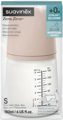 Produktbild von SUAVINEX Zero Zero Medium Anti-Kolik-Flasche 180 ml S