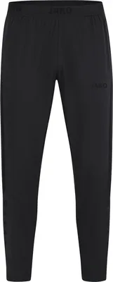 Produktbild von Jako Freizeithose Power Serie, Schwarz, L, für Herren, knöchellang, aus Stretch-Micro-Twill, 100% recyceltes Polyester mit Keep Dry-Funktion, Seitentaschen mit verdecktem Reißverschluss und Kontrasteinsatz in Wabenstruktur, für Freizeit und Sport.