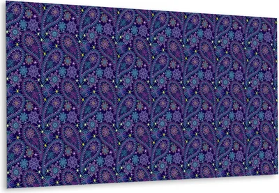 Obrázek produktu pro Paisley Vzor – Samolepicí Obklady na Zeď – PVC Nástěnné Panely – Vinylové Samolepicí Dlaždice – 3D Obklady Bez Vrtání – Nalepovací Tapety do Kuchyně a Koupelny – Samolepicí Fólie na Dlaždice – 100x50 cm