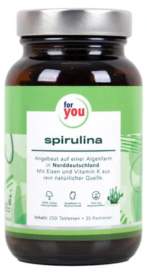 Produktbild von for you spirulina aus Deutschland