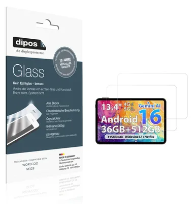 Image de 2x Protection ecrán pour WOREGOO M328 Verre souple Film Protecteur 9H dipos