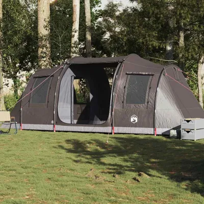 Image de Tente tunnel Vidaxl 4 personnes imperméable marron