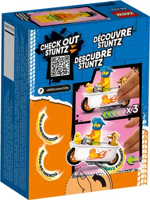Immagine prodotto di LEGO® City Stuntz - Motocicletta di cascadorii cu cada 60333, 14 piese