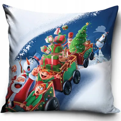 Produktbild von Carbotex Weihnachts-Kissenbezug Nikolaus Motiv 40x40 cm