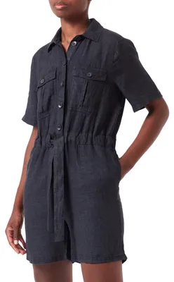 Productafbeelding van s.Oliver dames overall, korte broek, marineblauw, maat 34