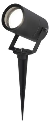 Produktbild von hoftronic LED Erdspießstrahler 4W 345lm 6500K schwenkbar schwarz IP65 GU10