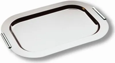 Produktbild von 1x Tablett "Finesse", rechteckig, aus Edelstahl Serviertablett,