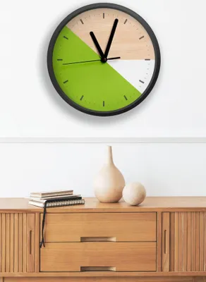 Produktbild von Opviq, Artavessa3Dclock3, Dekorative MDF-Uhr, Mehrfarbig, 100 % MDF, 36 x 36 x 1 cm