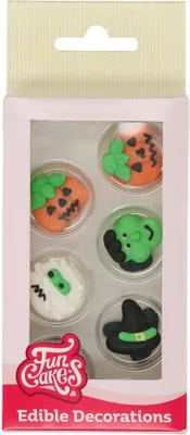 Produktbild von FunCakes Zucker Dekorationen Halloween Set (12 Teile)