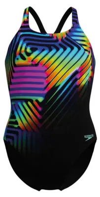 Immagine prodotto di Costume da bagno Speedo Digital Placement donna 100 % resistente al cloro, taglia:36
