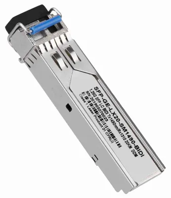 Image de Module optique SFp gE LX20-SM1490-BIDI Gigabit monomode à fibre unique, portée 20 km