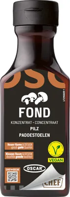 Produktbild von Oscar Pilzfond Konzentrat geeignet für Suppen und Soßen 190ml 3er Pack