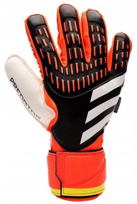 Produktbild von Adidas - "Predator Match Fingersave" Torhüter-Handschuhe für Herren PP4947 (10,5) (Weiß/Schwarz)
