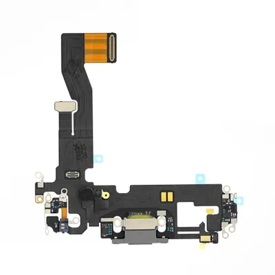 Produktbild von Ladebuchse für iPhone 12 Pro Schwarz Dock Connector Flex Ersatz