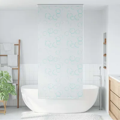 Obrázok produktu pre vidaXL Sprchová roleta 100x240 cm s bublinkovým vzorom