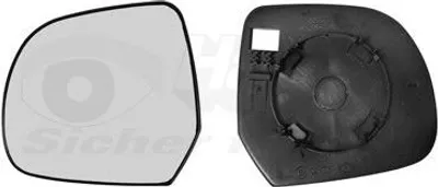 Produktbild von VAN WEZEL Spiegelglas Außenspiegel Links für DACIA DUSTER Konvex Unbeheizt 1555835