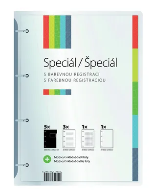 Zdjęcie produktu dla Studentský speciál - A4 / blok 5 x 20 linkovaných listů