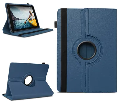 Produktbild von Tablet Tasche für Doogee U11 / U10 / U10 Pro / U9 Hülle Schutzhülle 360 DrehbarFarben:Blau