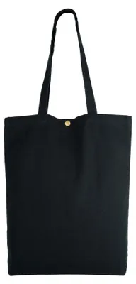 Image de Kimood - Sac de transport, coton délavé, 13 l PC8311 (taille unique) (noir)