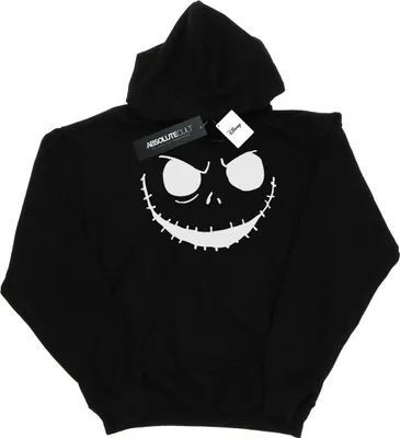 Produktbild von Disney - "Nightmare Before Christmas Jack's Face" Kapuzenpullover für Jungen BI10969 (116) (Schwarz)