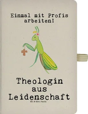 Produktbild von Mr. & Mrs. Panda Journal Theologin Leidenschaft - Transparent - Geschenk, Kladde, notizbuch a4, Jubiläum, Tagebuch, DIN