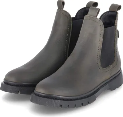 Produktbild von Tamaris Damen Chelsea Boots/ Stiefeletten Dunkelgrün Leder Größe: 39