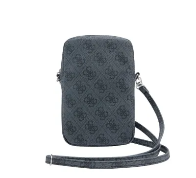 Produktbild von Guess Polyurethan4G Triangle Logo Wallet Phone Bag Zipper schwarz